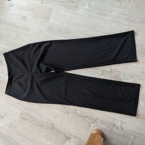 Black side zip pinstriped Tribal slacks, size 8.